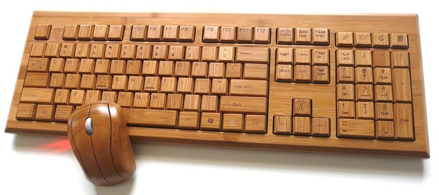 Nuevo teclado de madera para tabletas y celulares - Kebuena