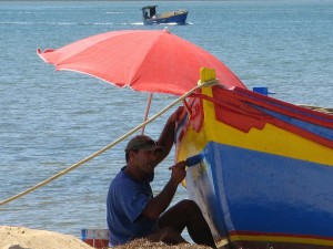 Pintando o Barco