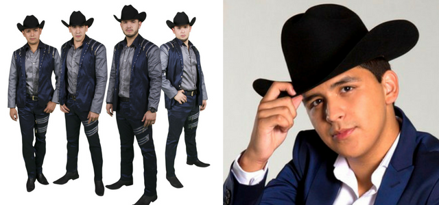 Calibre 50 y Christian Nodal