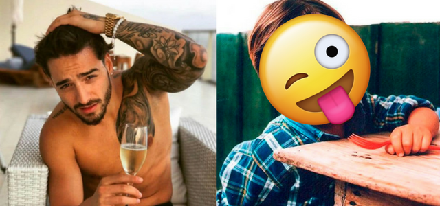 famosos de pequeños