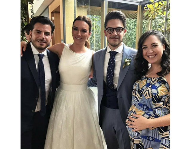 Regina Blandón y Roberto Flores