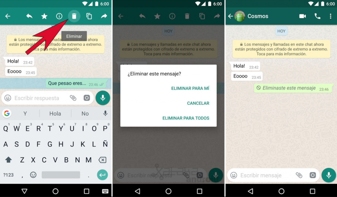 ¿cómo Eliminar Los Mensajes De Whatsapp Si La Regaste