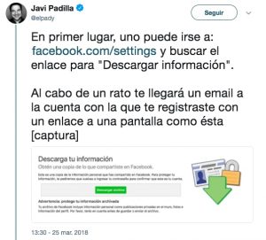 Entérate cómo obtener toda la información que Facebook tiene sobre ti desde que creaste tu cuenta.
