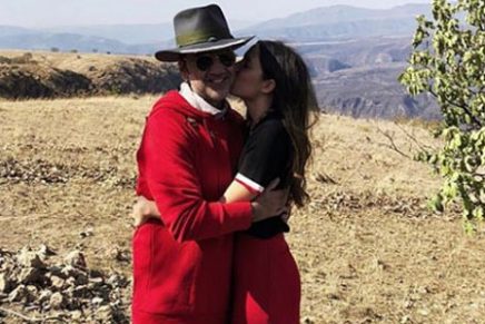 Así fue el romántico festejo de Alejandro Fernández y su novia por su cumpleaños