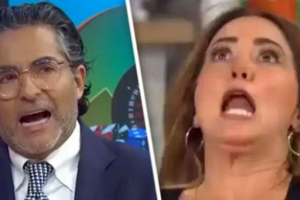 Andrea Legarreta y Raúl Araiza tuvieron un encuentro incómodo durante la programación en vivo en el programa matutino "Hoy".