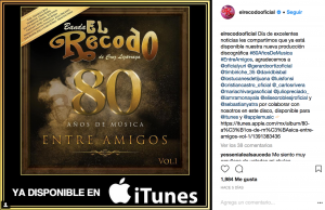 La Banda El Recodo va a lo grande con el disco que está por lanzar pues acaban de revelar los impactantes duetos que hicieron con varios artistas del pop.