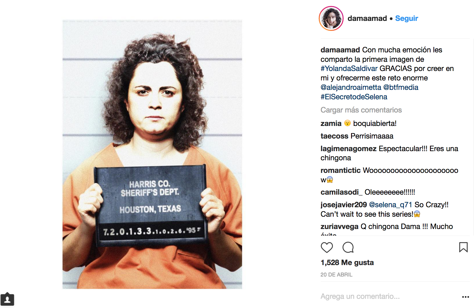 Se han revelado las primeras imágenes de la bioserie basada en la vida de Selena Quintanilla, pero han causado controversia.