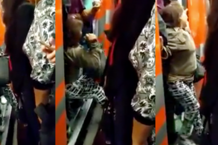 Ella es #LadySíQuepo la intensa del metro