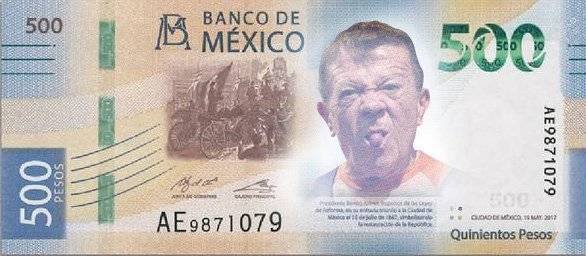 billete de 500 pesos