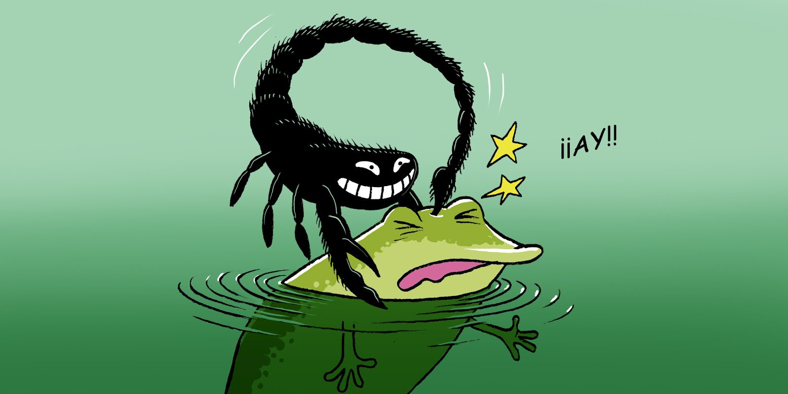 La Reflexión: La fábula de la rana y el alacrán