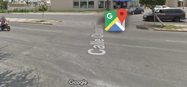 Captan choque de dos hombres tras búsqueda en Google Maps 