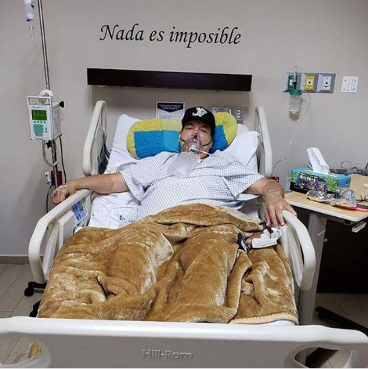 Julio Preciado en el hospital