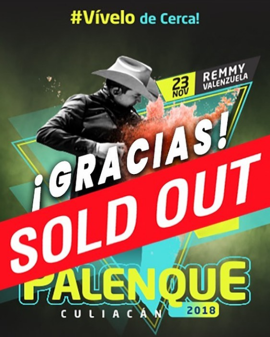 Remmy Valenzuela sold out