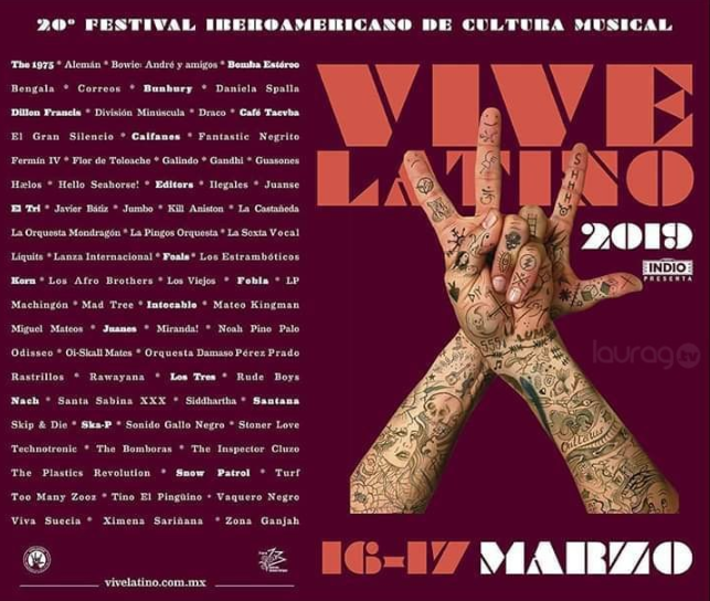 cartel vive latino 2019