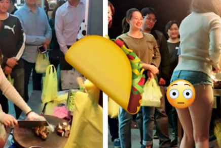 En las redes sociales, ahora una mujer cautivo con su belleza al dejarse ver muy atractiva al despachar tacos.