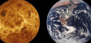 Tierra y Venus