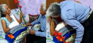 "Te amo hasta el fin de mi vida" abuelito se hace viral por bella declaración