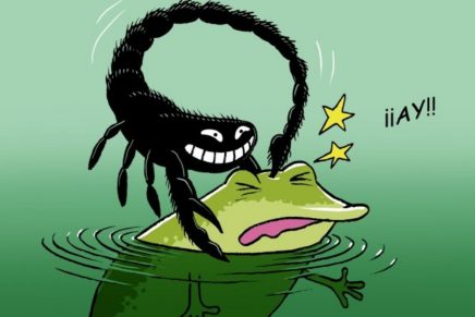 La Reflexión: La rana y el escorpión