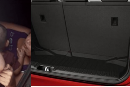 Esposa se esconde en la cajuela del carro para espiar a su esposo