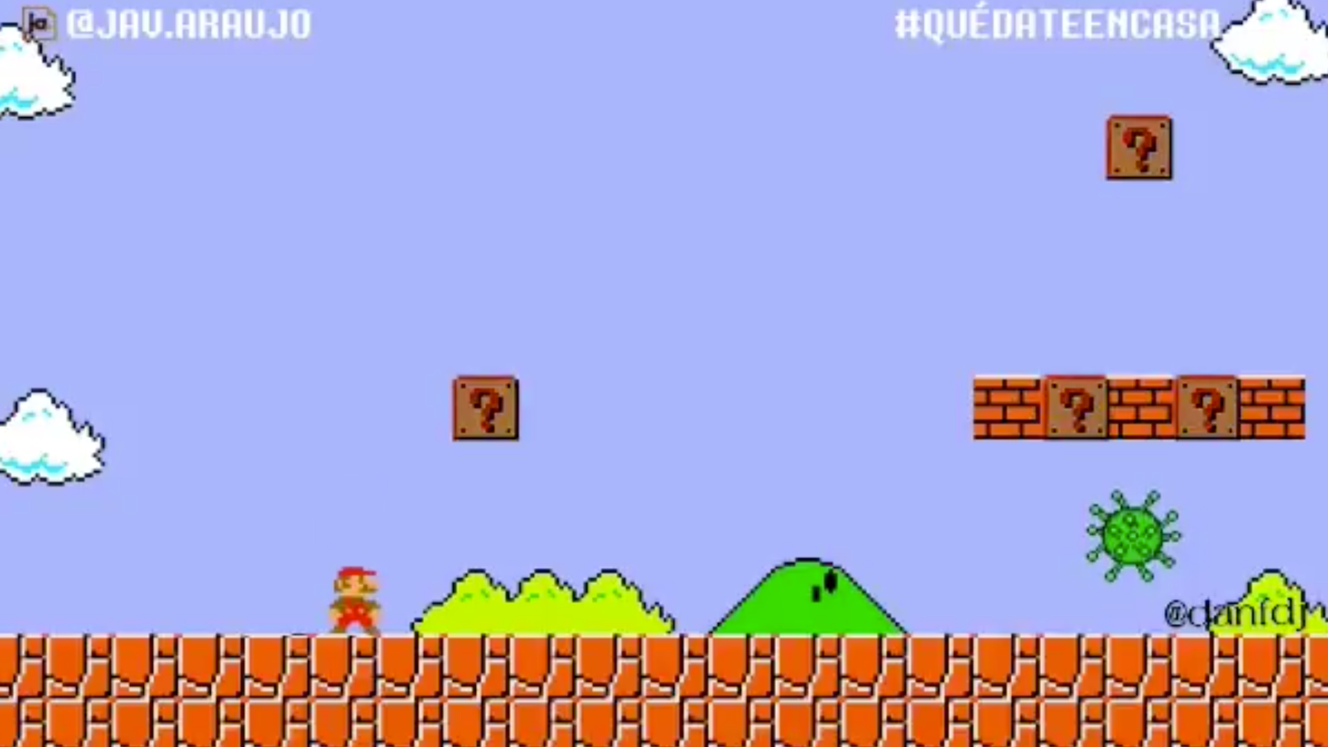 Mario Bros manda mensaje y te quiere en casa por el coronavirus