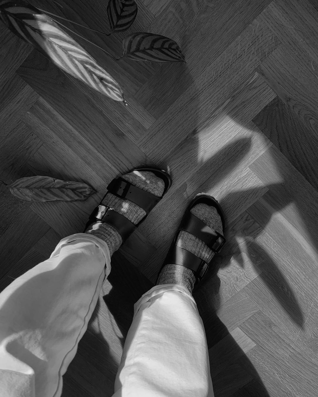 sandalias con calcetas