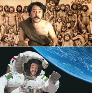 Profesor de historia se disfraza de personajes históricos y emociona las redes