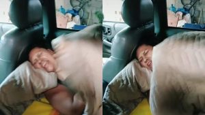 se-hace-en-viral-en-tiktok-por-dormir-en-el-auto-cansada-de-sus-hijos