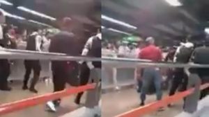 policias-y-vendedores-ambulantes-se-enfrentan-a-golpes-en-el-metro