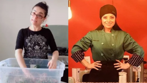 Violeta Isfel por fin abre su primer sucursal de hamburguesas