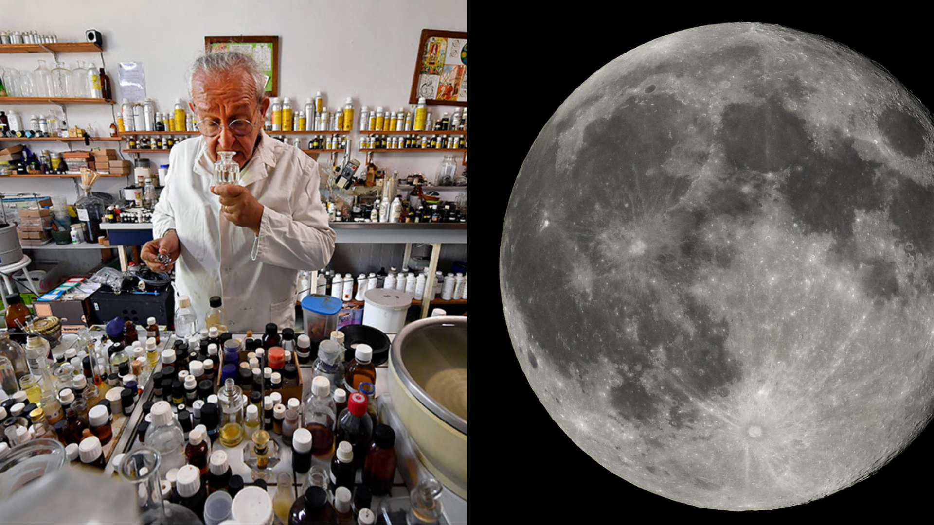Un escultor de aromas fabrica el olor a "luna"