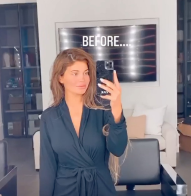 Kylie Jenner mostró su rostro totalmente natural sin gota de maquillaje