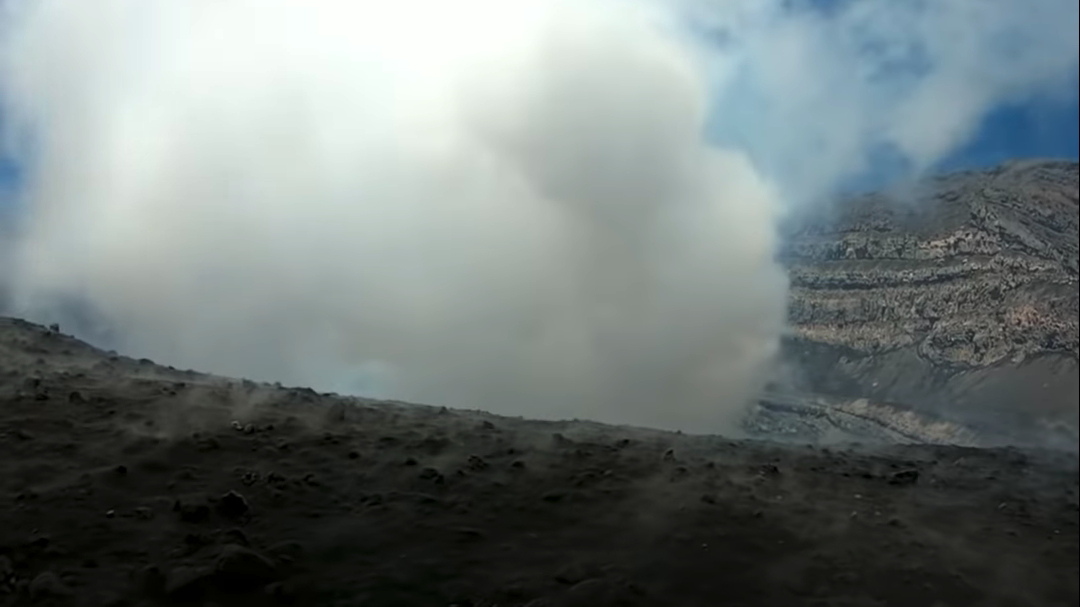 cráter del Popocatépetl