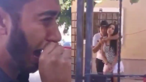 le lleva serenata a su crush y termina llorando al verla con otro