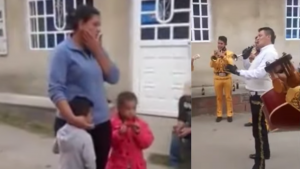 Niño paga con canicas a Marichis para llevarle serenata a su mamá
