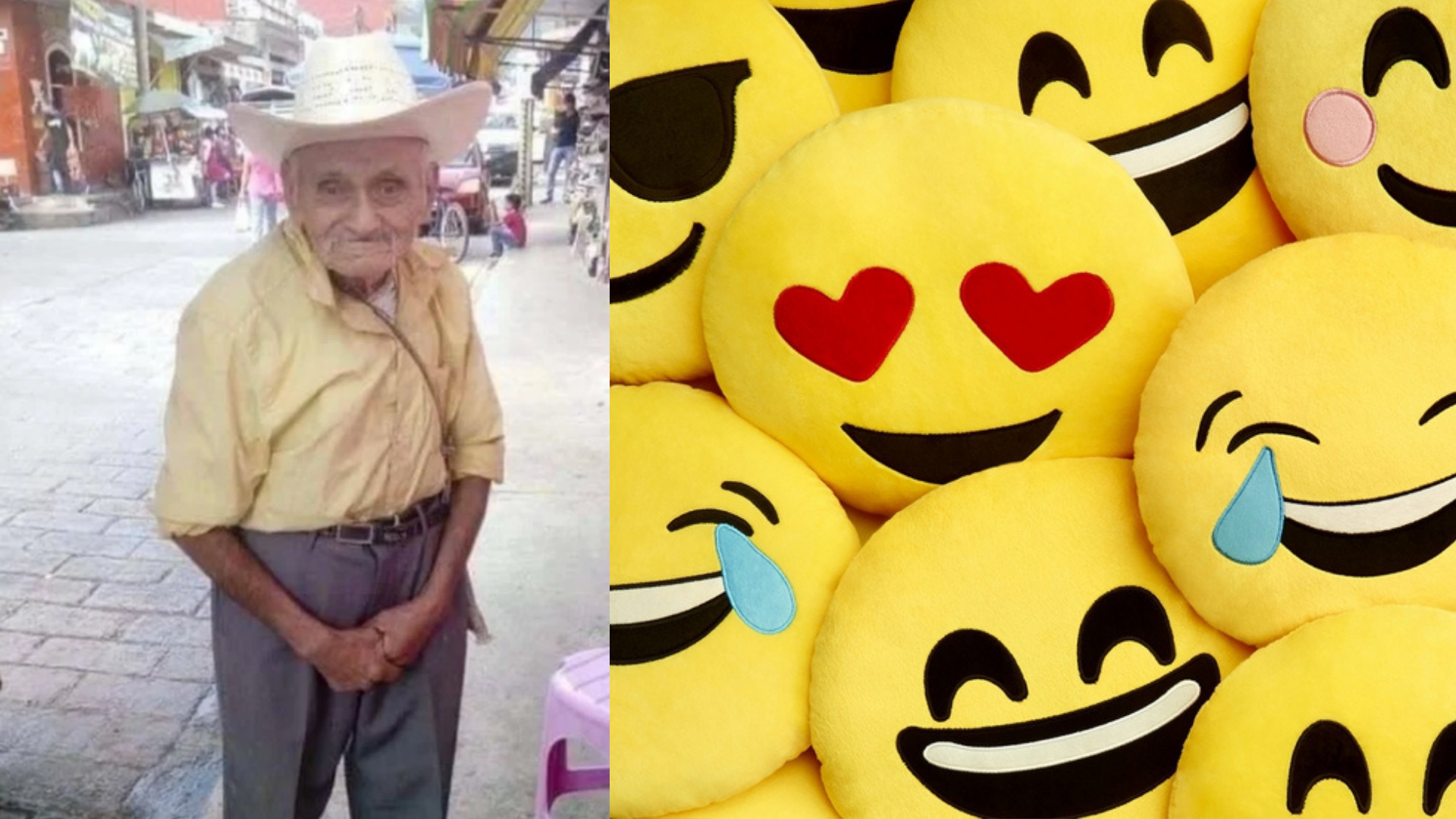 Abuelito se emociona al ver su primera foto en Facebook