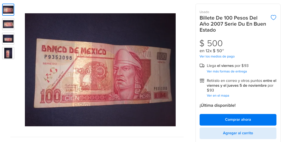 100 pesos