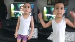 Pequeño niño se queja de hacer tarea y está harto de dibujar