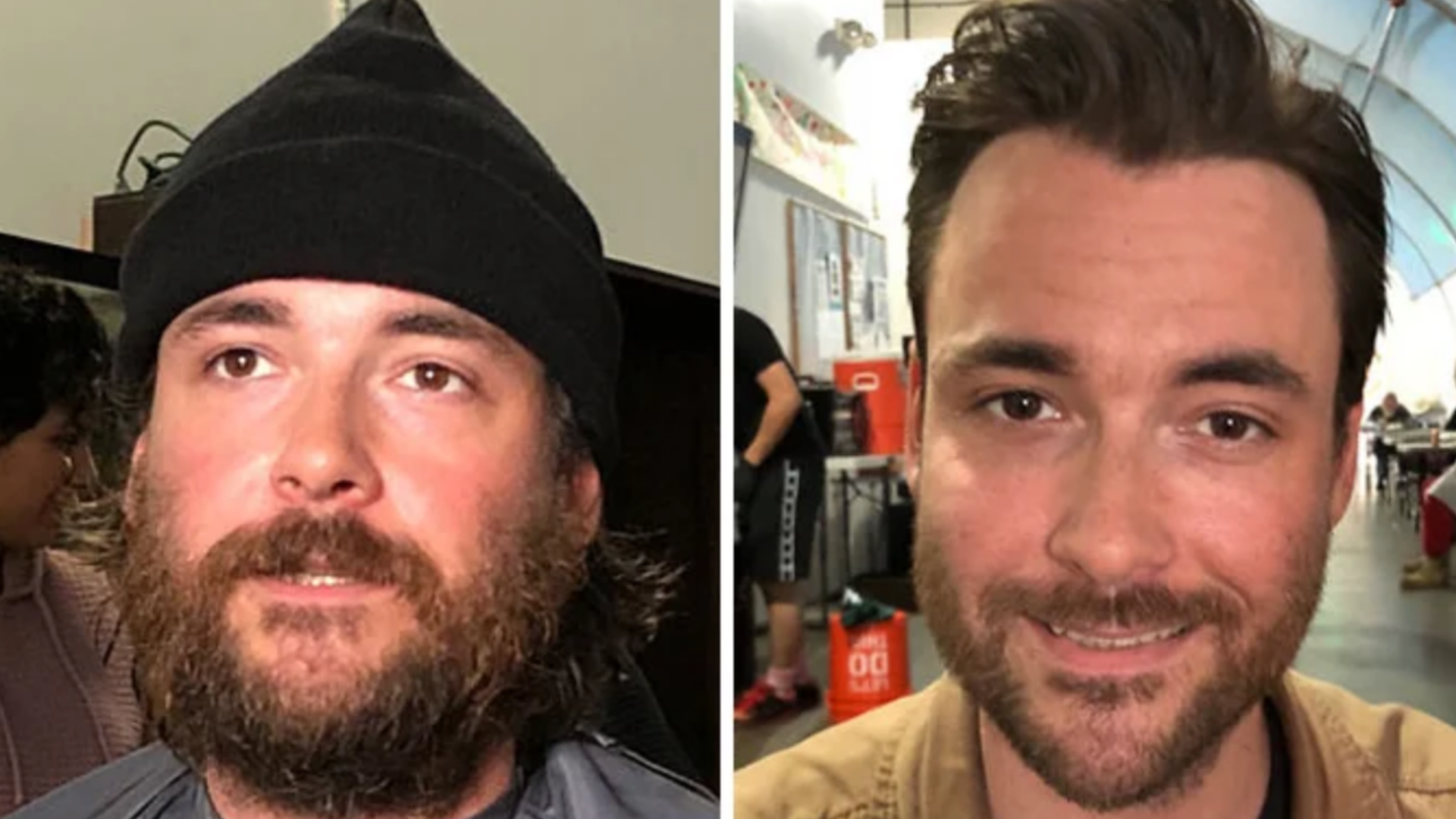 Barbero hace grandes cambios de look a la gente de la calle