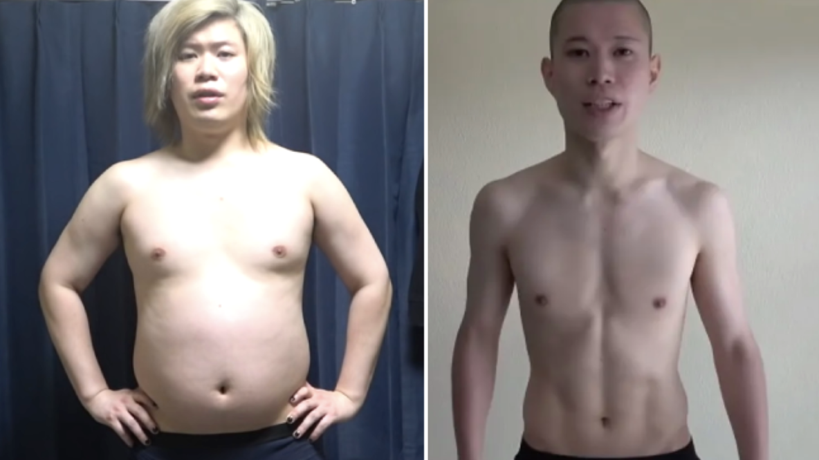 Youtuber sigue rutina de su personaje favorito y logra bajar 25 kg