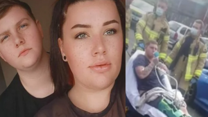 Esposo le ayuda por primera vez a la limpieza de la casa y se rompe un pie