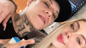 Maya Zepeda se hace tatuaje de su novio Santa Fe Klan
