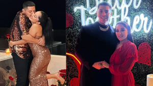 El primer regalo que le dió Eduin Caz a su esposa el 14 de febrero