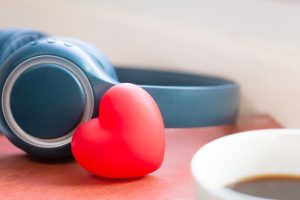 Abstract love music relaxing in office concept.