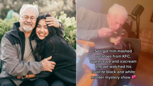 Su abuelito se siente solo y le pide que vaya a verlo para sentirse mejor