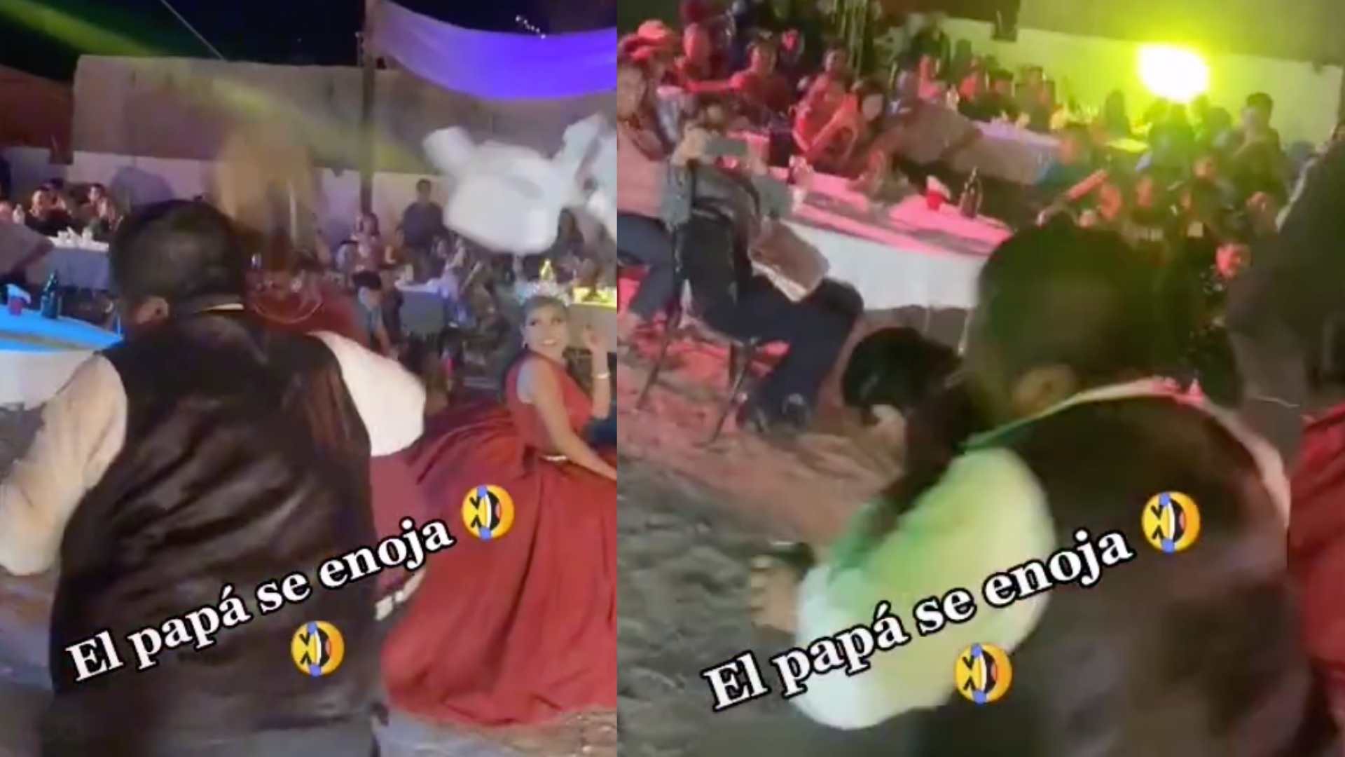 Papá se enoja en plena fiesta de XV por bailable "sexy"