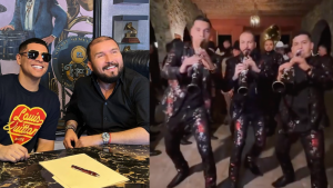 Grupo Firme y Banda El Recodo dan probadita del próximo dueto