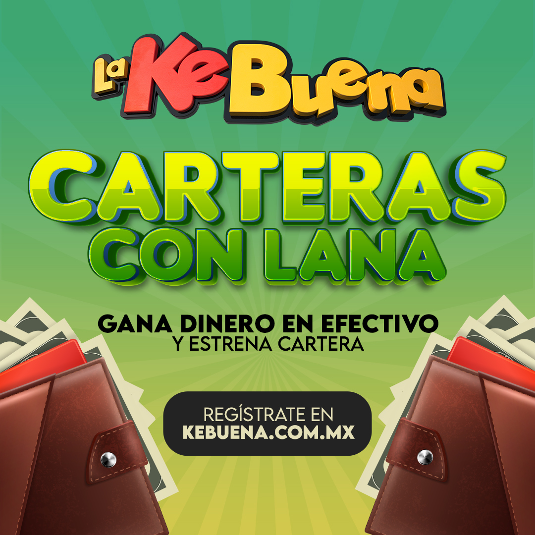 Gana carteras con dinero en efectivo escuchando Ke Buena Música