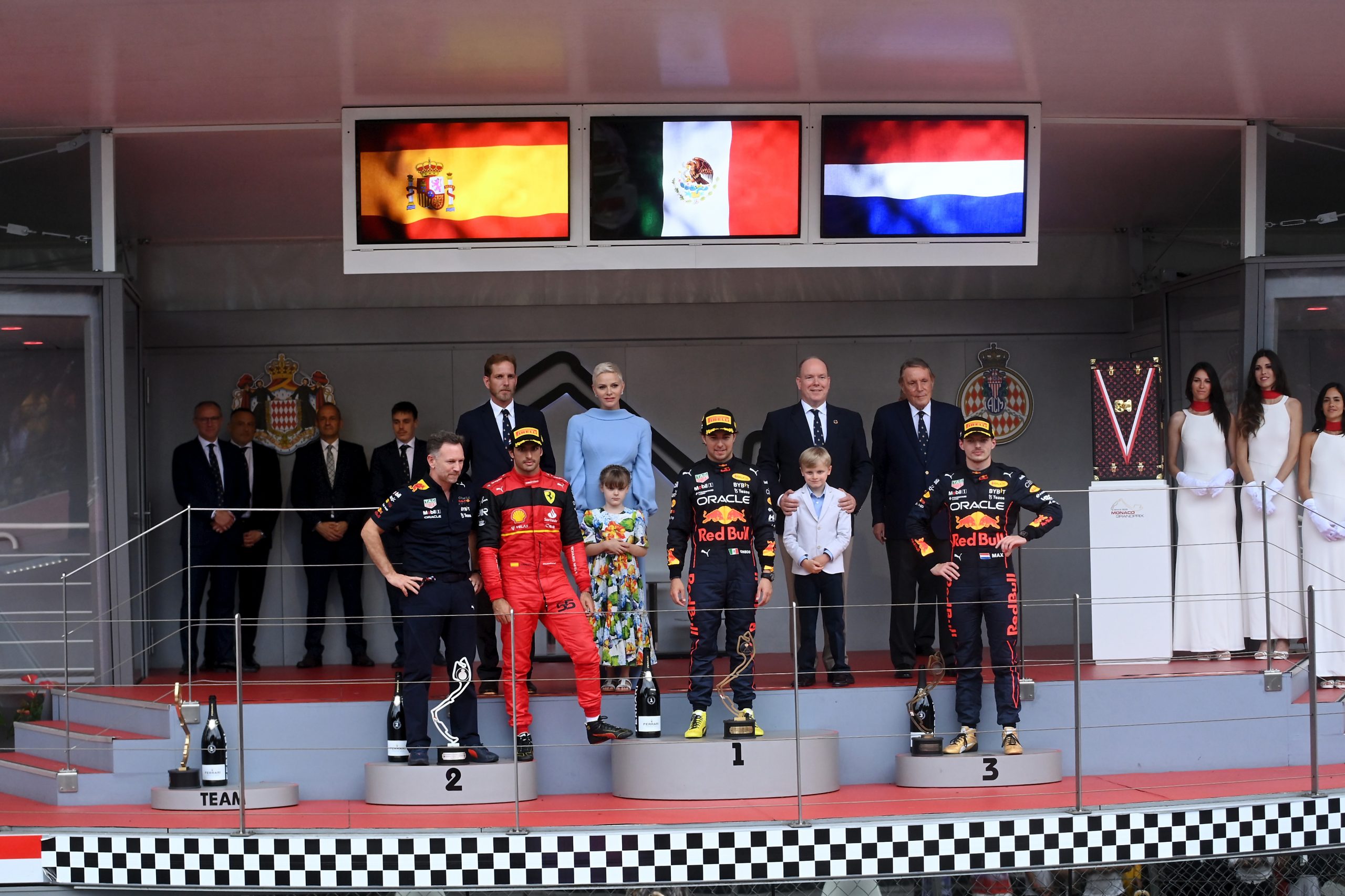 Checo Pérez primer lugar en Mónaco