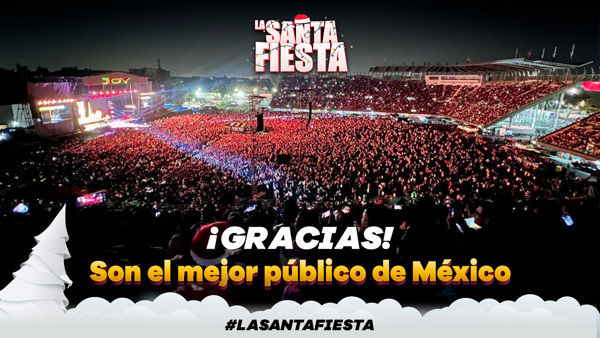 ¡La Santa Fiesta fue todo un éxito! Son el mejor público de México