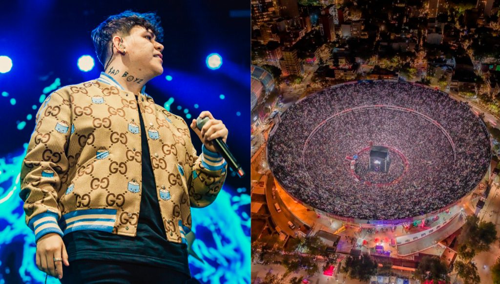¡Todo un éxito! Junior H reunió a más de 50 mil personas en la Plaza de